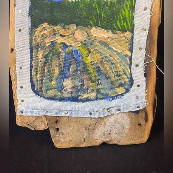 Lighthouse Nautical Art Driftwood Candace McKellar, Maine Hand Painted Signed - Picture 7 of 9